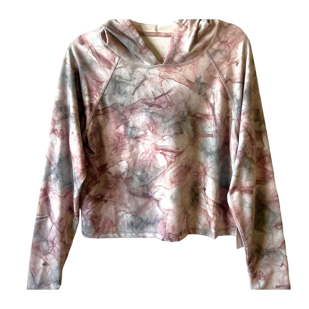 Tie-Dye Womens Cropped Hoodie Size (L) NWT